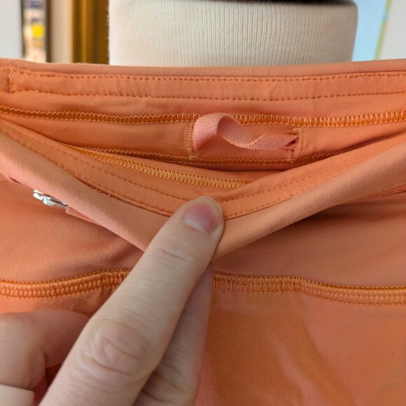 Lululemon Golden Apricot Pace Rival Mid Rise Skirt - Picture 9 of 11